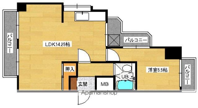 サンピア中央の間取り写真