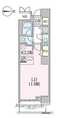 【ロイヤルパークスタワー南千住の間取り】