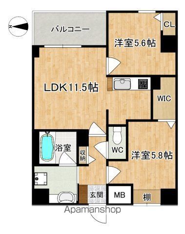幸COURT NARA SANJOの間取り写真