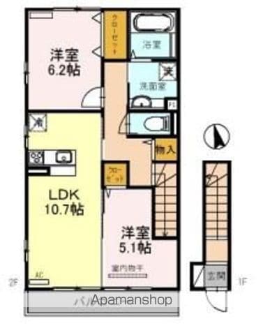 ROOM Mの間取り写真