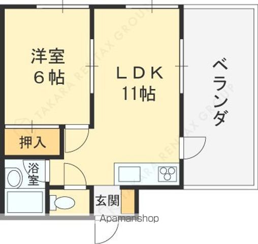 東洋プラザしろきたの間取り写真