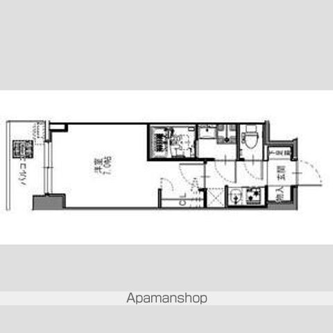 【ＳーＲＥＳＩＤＥＮＣＥ難波大国町ＤＥＵＸの間取り】