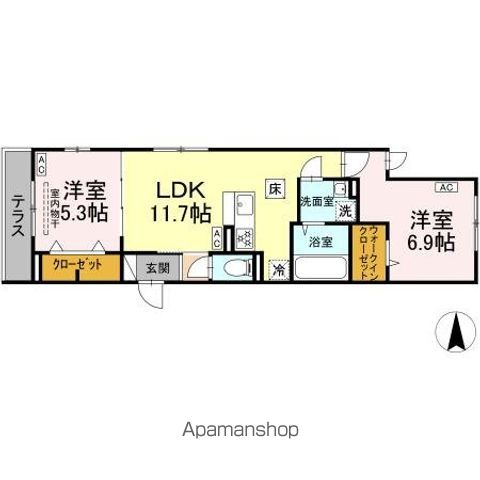 セレスティア北小岩IIIの間取り写真