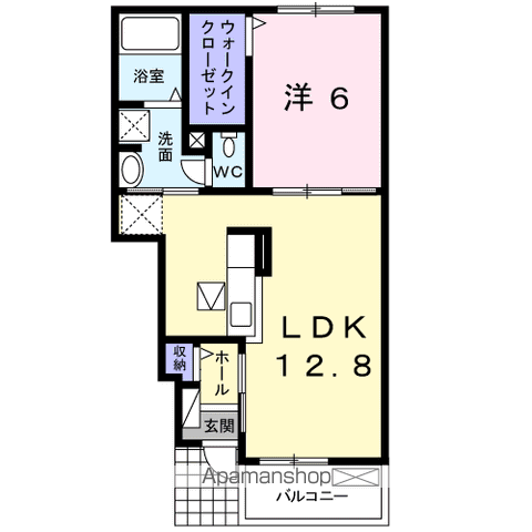 プライム　シータ 102 ｜ 千葉県東金市田間185-3（賃貸アパート1LDK・1階・44.17㎡） その2