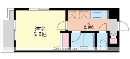 ラピュタ[1K/20.1m2]の間取図