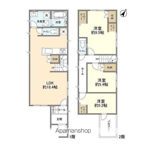 Kolet千葉仁戸名町11の間取り写真