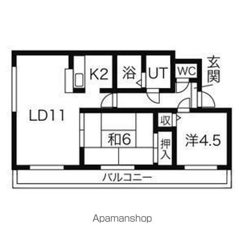 カジュアル33の間取り写真