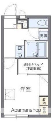レオパレスリリアンス[1K/21.81m2]の間取図