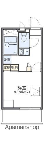 【レオパレスボンボニエールの間取り】