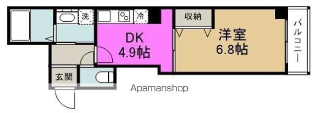 アパートメント玉川の間取り写真