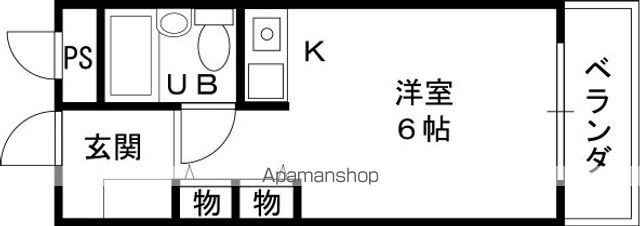 ツインビルB棟の間取り写真