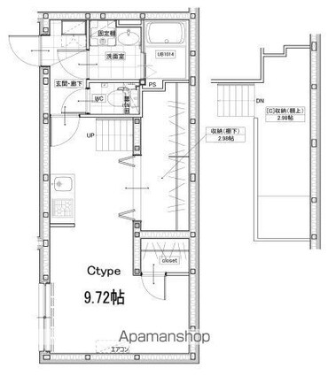 ＦＡＩＲ東向島[1R/30.02m2]の間取図