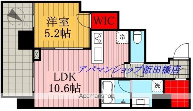 コンフォリア神楽坂DEUXの間取り写真