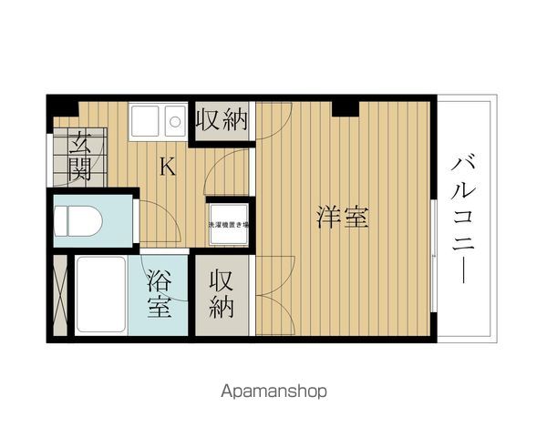 レユシールマンションタニムラの間取り写真