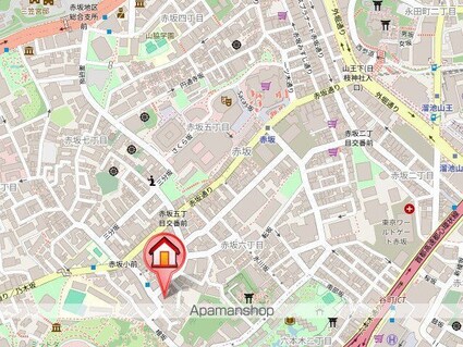 レジディア六本木檜町公園[1LDK/31.15m2]の配置図