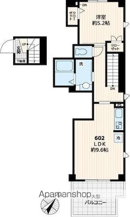 Ｌａ　Ｐａｉｘ　Ｓｋｙｔｒｅｅ　ラペスカイツリー[1LDK/43.78m2]の間取図