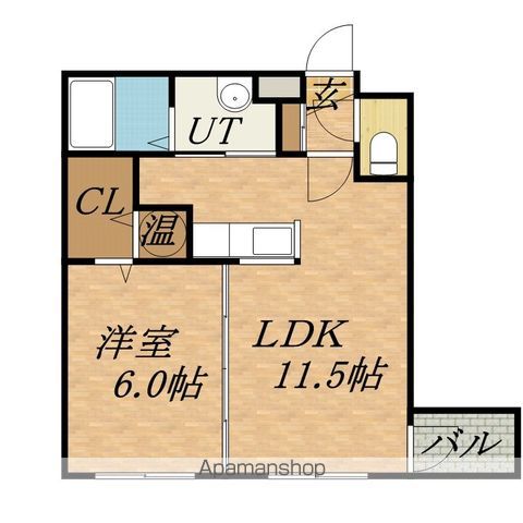 モルティーニ東札幌の間取り写真