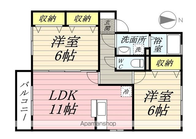 パストラーレの間取り写真