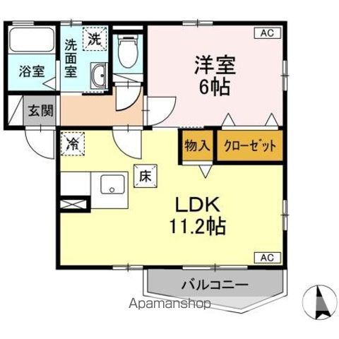 セジュール覚王山の間取り写真