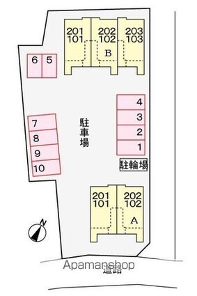 エターナルＹ・Ｍ　Ｂ[1R/27.94m2]の配置図