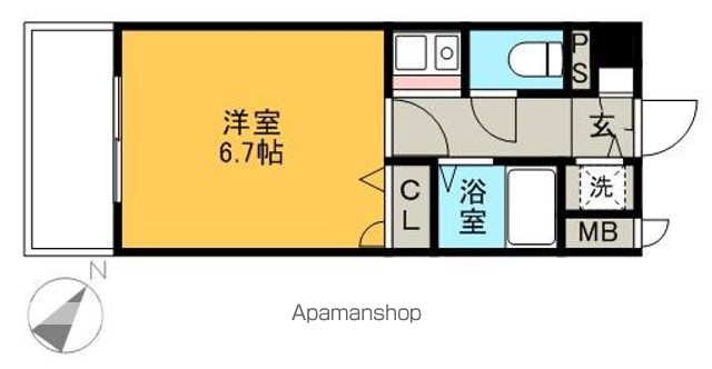 【ライオンズマンション薬院第６の間取り】