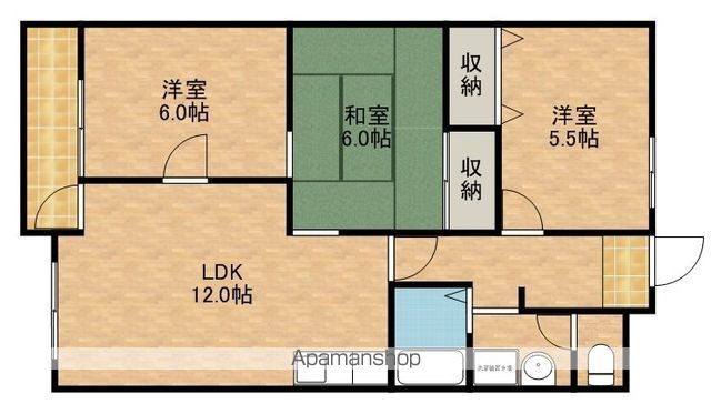 ダイヤモンド寿泉の間取り写真