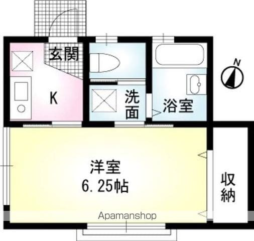 日野市日野本町のアパートの間取り