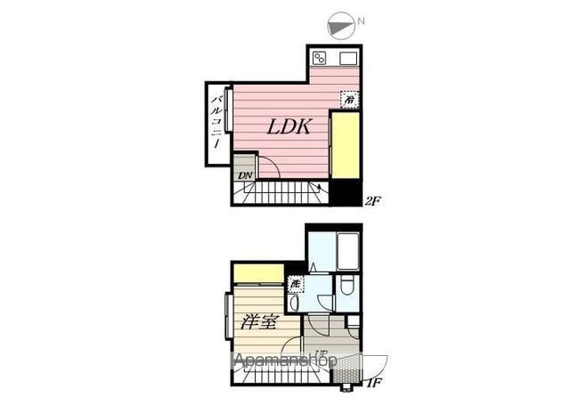 福岡市南区井尻のアパートの間取り