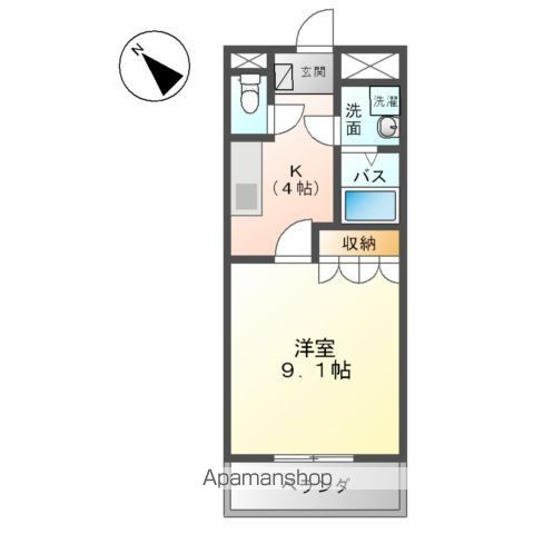ルナ・アルカディア参番館の間取り写真
