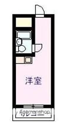 シティールームフラット[1R/18.76m2]の間取図