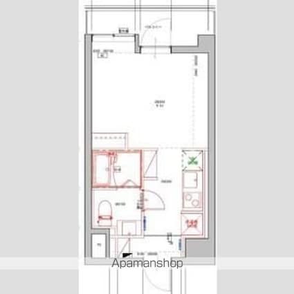 ルネ御苑プラザ[1R/23.68m2]の間取図