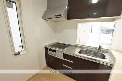 ホワイト　バード　Ⅱ　Ａ棟[1LDK/43.74m2]のキッチン