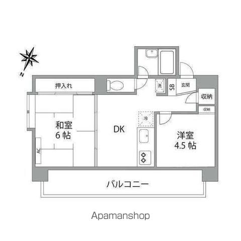 【初台パークサイドハイツの間取り】