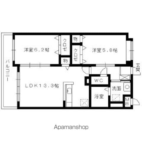 エスペランサ・レイリナの間取り