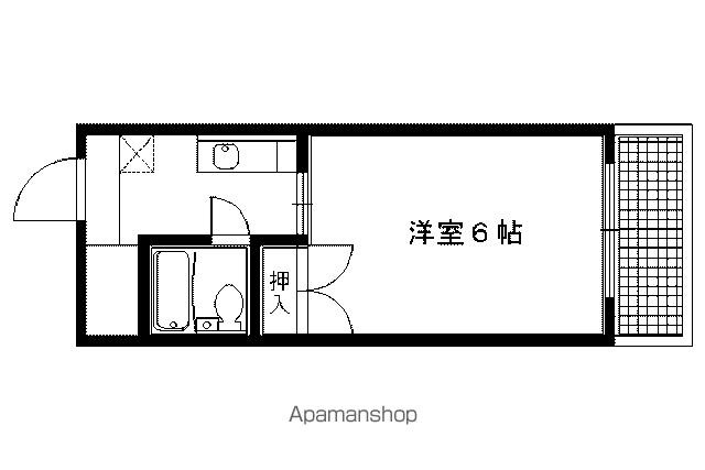 下鴨貴船町マンションの間取り写真
