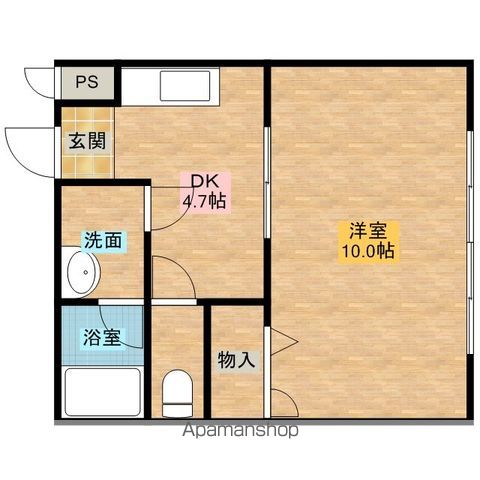 ポポラート泉の間取り写真