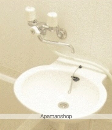 レオパレスひまわり松前[1K/22.7m2]の洗面所