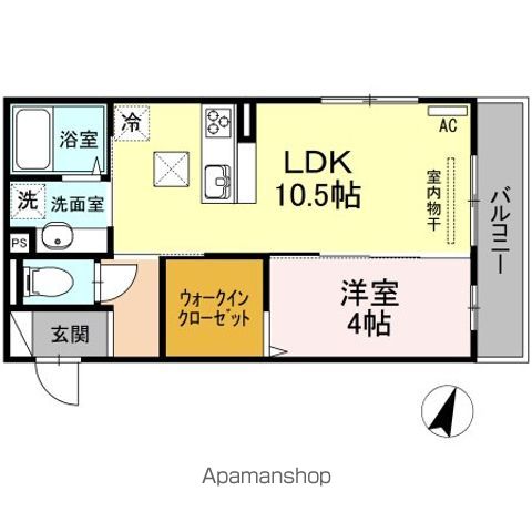 プレーゴ東雲本町の間取り写真