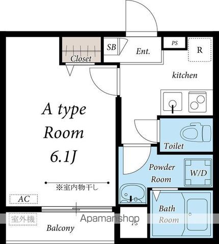 リブリ・西新宿の間取り写真
