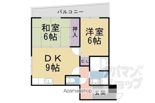 カーム瀬田の間取り写真