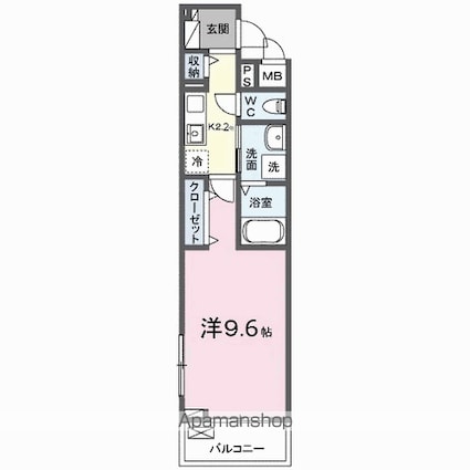 ルーベル桜井[1K/31.21m2]の間取図