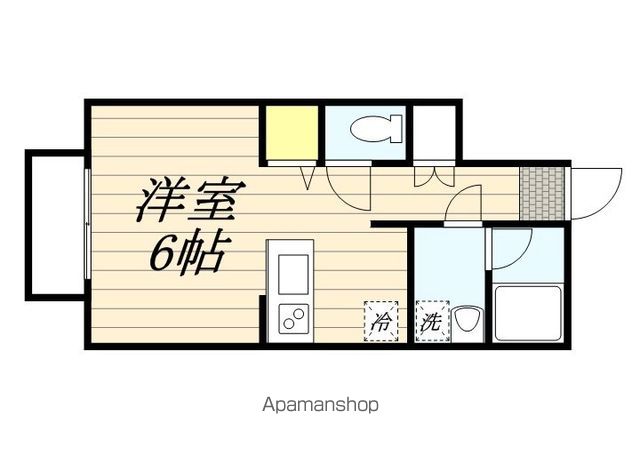 三鷹市新川のアパートの間取り