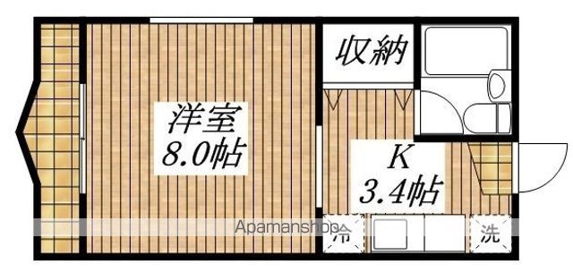 【立川市柏町のマンションの間取り】