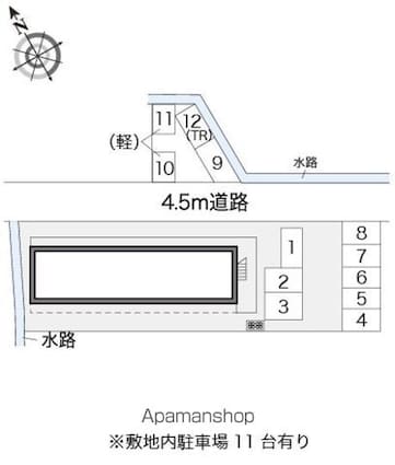 レオパレス田園[1K/23.18m2]の駐車場