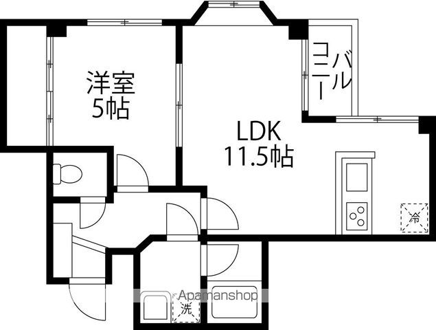 エトワール新神田の間取り写真