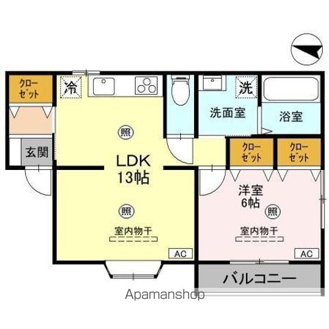 NEW LEAVESの間取り写真