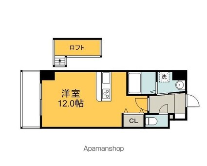 グランドポレストーネ大手町[1R/32.5m2]の間取図