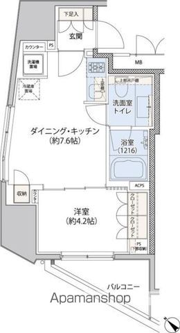 レジディア文京小石川ＩＩの間取り