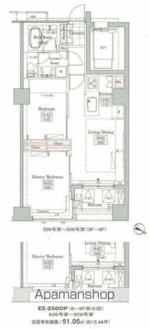 レジディアタワー上池袋の間取り写真