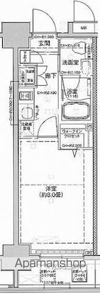 Ｊ・ワザック両国[1K/25.05m2]の間取図